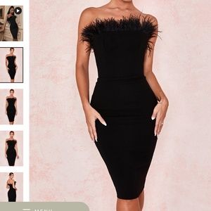 BLACK AILSA FORMAL DRESS BY EXTRA DOLL